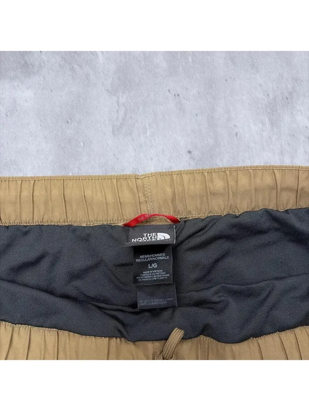 Y2K Beige The North Face Gorpcore Cargo Hiking Shorts